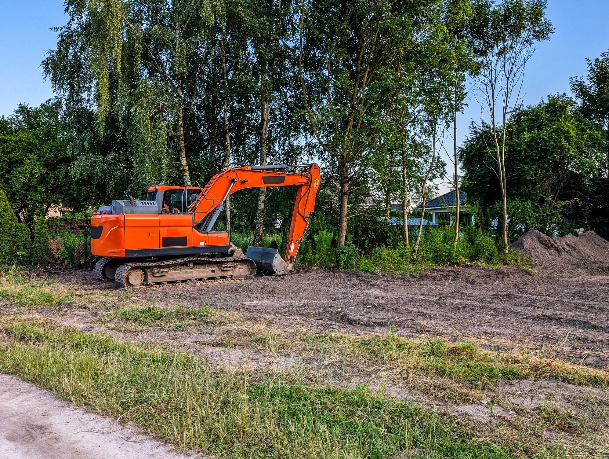 Tree service equipment ready for outdoor work